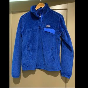 Patagonia Women's Re-tool Snap-T Pullover in Harvest Moon Blue Size M